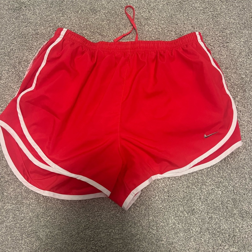 Neon pink Nike shorts